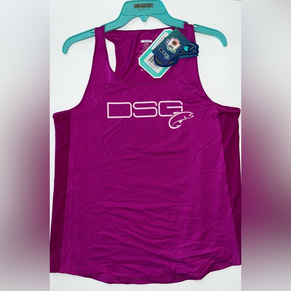 DSG Berry Razor Back Tank Top